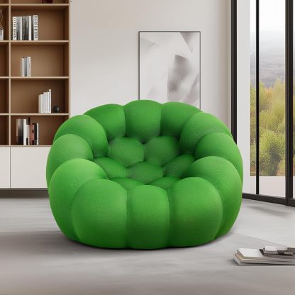 🎉74.8'' Modern Loveseat Sofa, 2 Seater Mesh Fabric Love Seat Floor Sofa