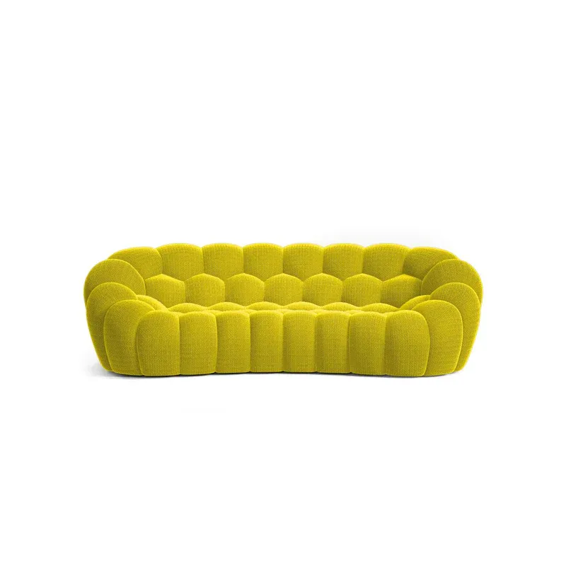 🎉74.8'' Modern Loveseat Sofa, 2 Seater Mesh Fabric Love Seat Floor Sofa