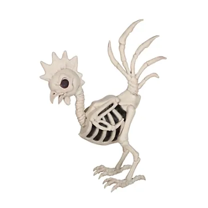 New! Red Shed 36 in. Halloween Rooster Skeleton