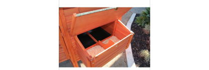 🔥🔥Raised Wood Chicken Coop