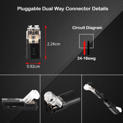 Double - Wire Plug-in Connector With Locking Buckle-👍BUY 2 GET 1 FREE (60PCS)