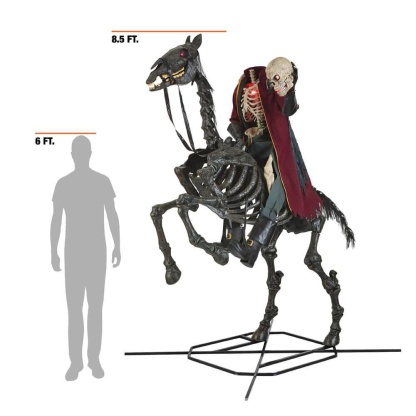8.5 ft. Giant-Sized Animated LED Knight Dullahan