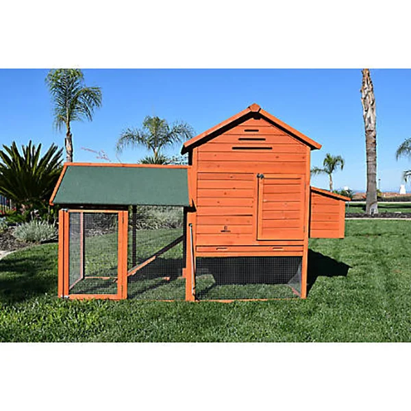 🔥🔥Raised Wood Chicken Coop