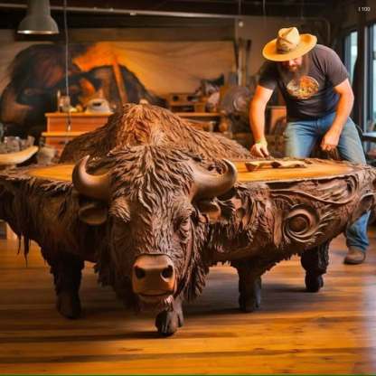 Clearance Sale🔥Limited Time Offer💖Handcrafted Wood Animal Shaped Tables