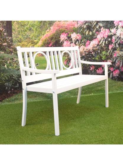 Outdoor Metal Bench