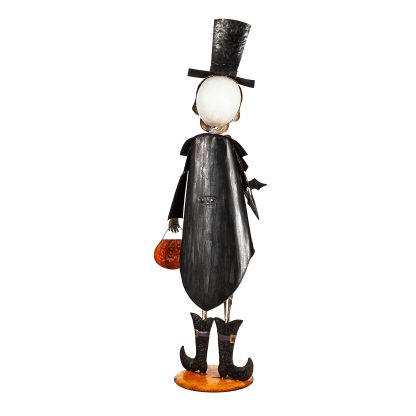 Outdoor Formal Skeleton Halloween Garden Statue
