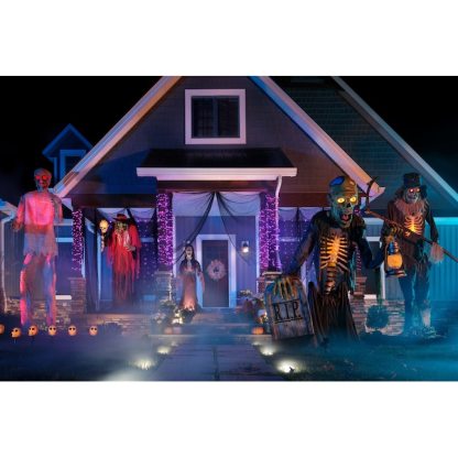 Haunted Living 12-ft Lighted Animatronic Scarecrow