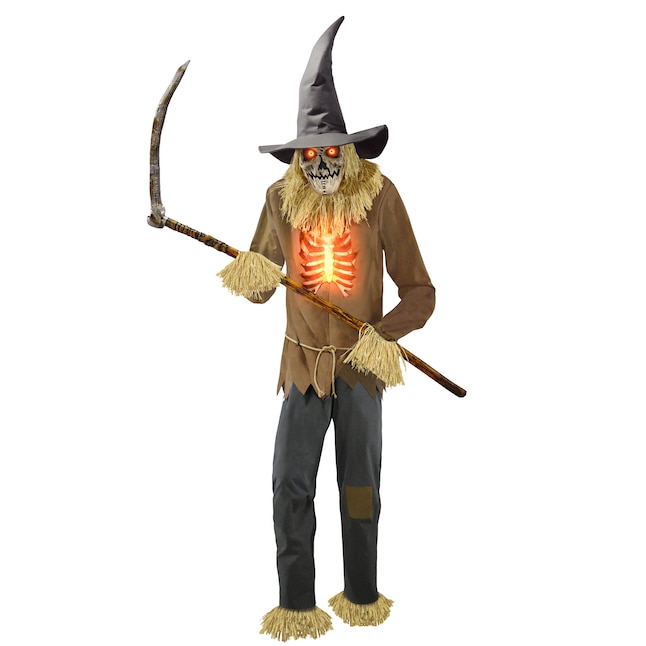 Haunted Living 12-ft Lighted Animatronic Scarecrow