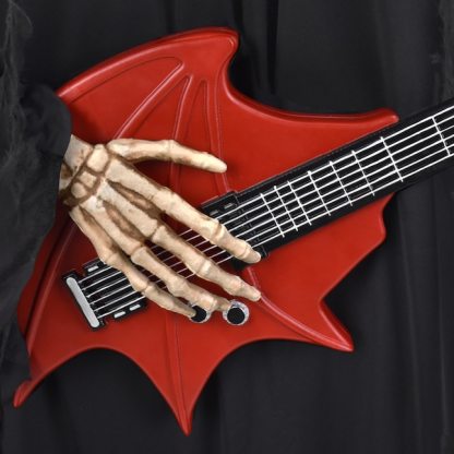 Haunted Living 6-ft Bluetooth Reaper Band LED Guitar Player Animatronic