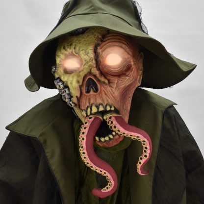 Haunted Living 6.5-ft Haunted Harbor Talking LED Zombie Fisherman Animatronic