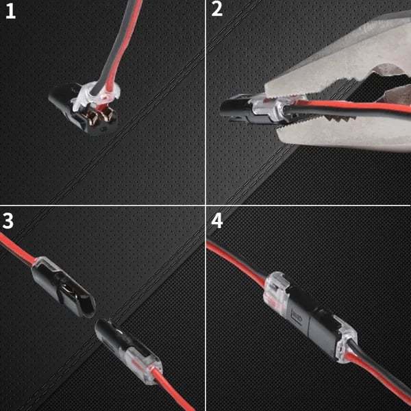 Double - Wire Plug-in Connector With Locking Buckle-👍BUY 2 GET 1 FREE (60PCS)