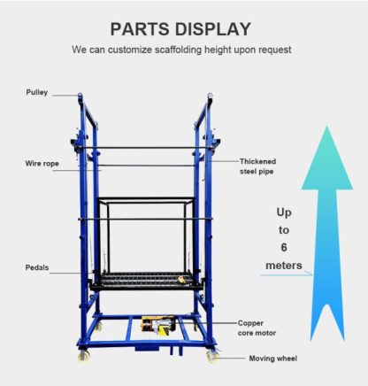 🎉🔥 Multiple Models Foldable Electric Scaffolding Lift Platform(🔥Loads Up To 500KG!)
