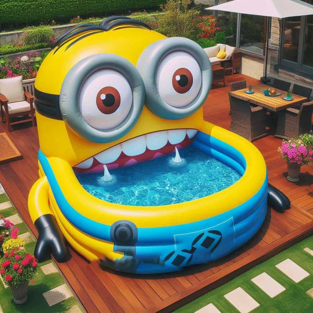 Inflatable Minion Shaped Pool