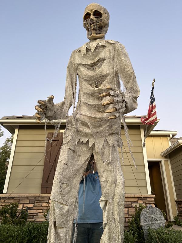 Haunted Living 12-ft LED Lighted Mummy Animatronic