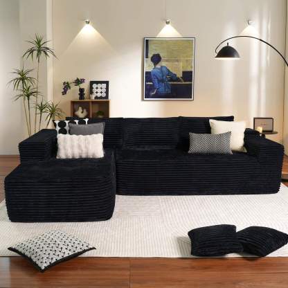 💥𝗟𝗶𝗺𝗶𝘁𝗲𝗱 𝗧𝗶𝗺𝗲 𝗢𝗳𝗳𝗲𝗿💖【Buy 2 Packages Shipping】L-Shaped Sectional Sofa Set