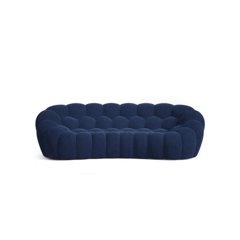 🎉74.8'' Modern Loveseat Sofa, 2 Seater Mesh Fabric Love Seat Floor Sofa