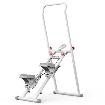 Stair Stepper with Handlebar for Full-Body Workout, 300LBS Capacity,  Compact Cardio Climber Exercise Machine with Adjustable Pedals, Vertical Climber for Home Gym, OutdoorFun