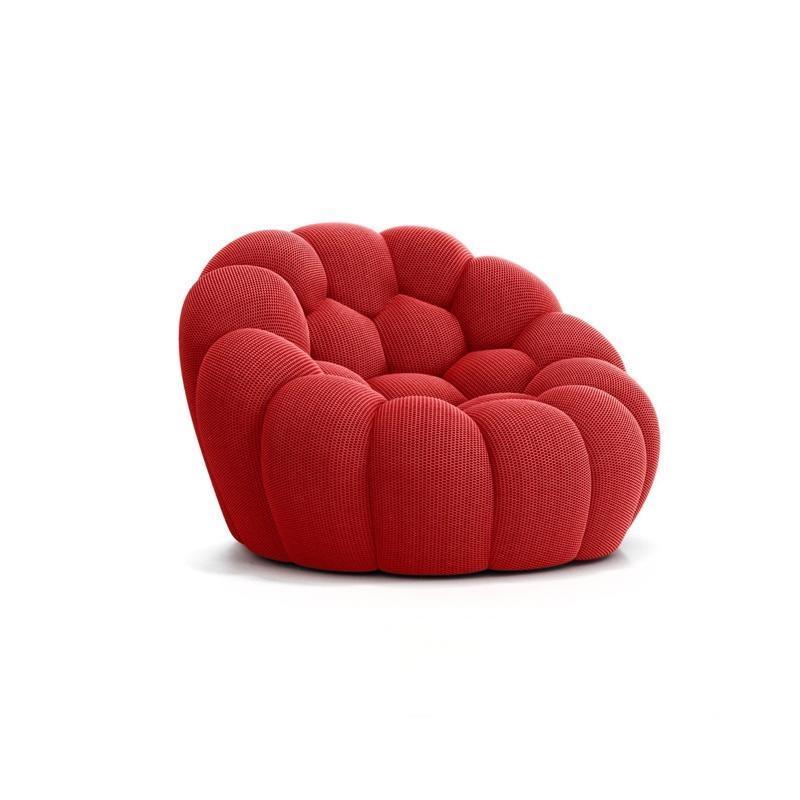 🎉74.8'' Modern Loveseat Sofa, 2 Seater Mesh Fabric Love Seat Floor Sofa
