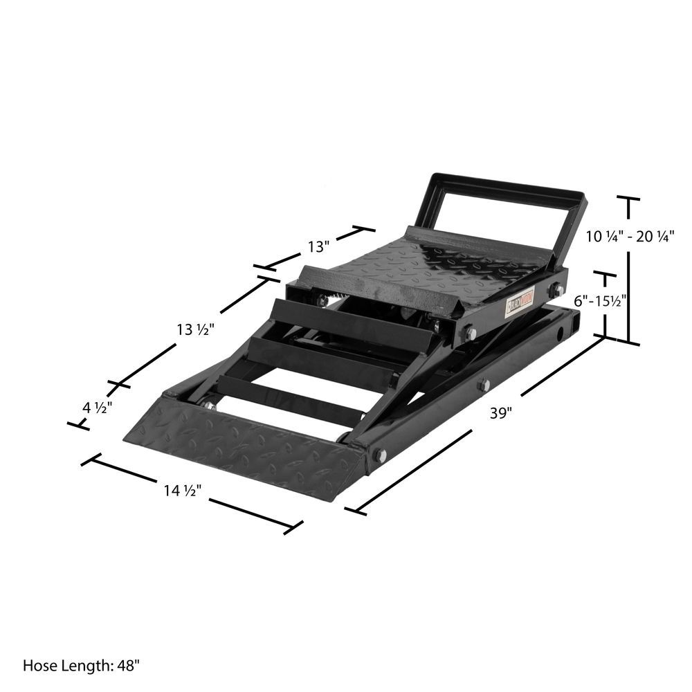 Widow Hydraulic Underbody Access Car Lift with Ramp - 3,000 lb. per pair Capacity