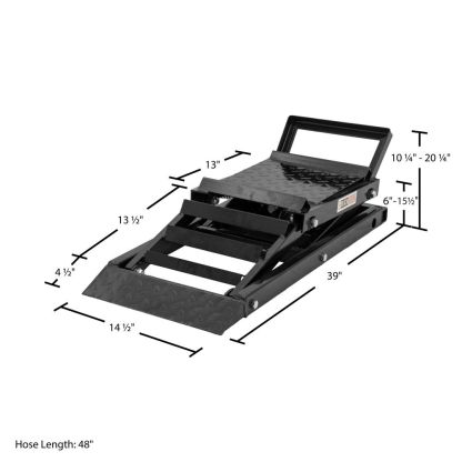 Widow Hydraulic Underbody Access Car Lift with Ramp - 3,000 lb. per pair Capacity