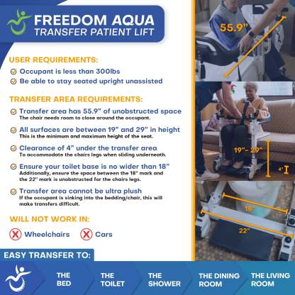 Freedom Aqua Patient Transfer Lift