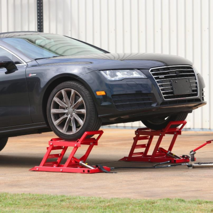 Widow Hydraulic Underbody Access Car Lift with Ramp - 3,000 lb. per pair Capacity