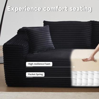 💥𝗟𝗶𝗺𝗶𝘁𝗲𝗱 𝗧𝗶𝗺𝗲 𝗢𝗳𝗳𝗲𝗿💖【Buy 2 Packages Shipping】L-Shaped Sectional Sofa Set