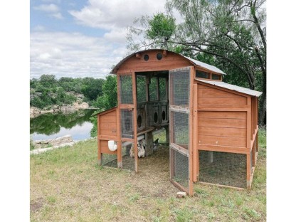 🔥🔥Round-Top Stand-Up XL Chicken Coop Up to 20 Hens Self-Contained