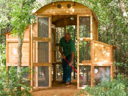 🔥🔥Round-Top Stand-Up XL Chicken Coop Up to 20 Hens Self-Contained