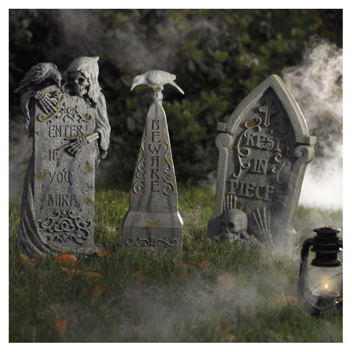 "Beware" with Raven Tombstone
