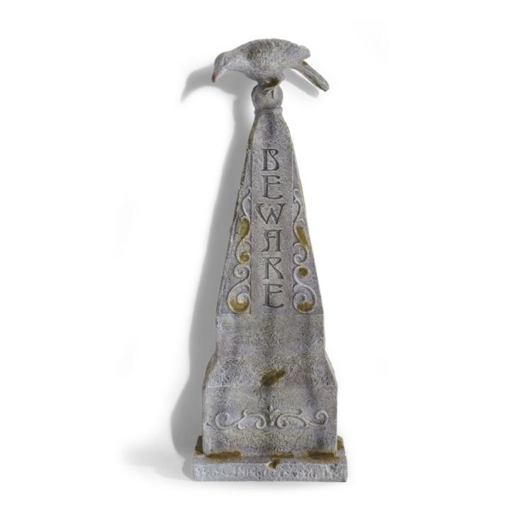 "Beware" with Raven Tombstone