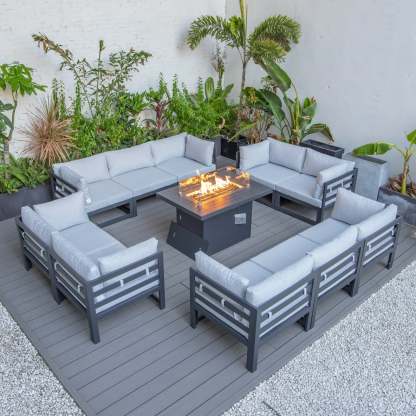 Aluminium garden sofa lounge patio set