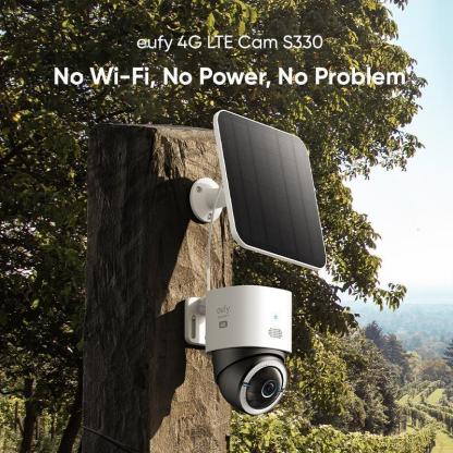 4G LTE Cam S330 Outdoor Camera with Solar Panel