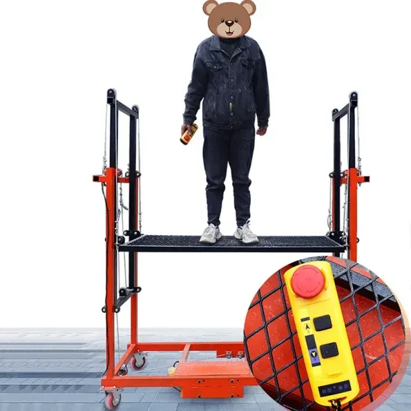 🎉🔥 Multiple Models Foldable Electric Scaffolding Lift Platform(🔥Loads Up To 500KG!)