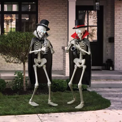 Musical Halloween Skeletons, Set of 2