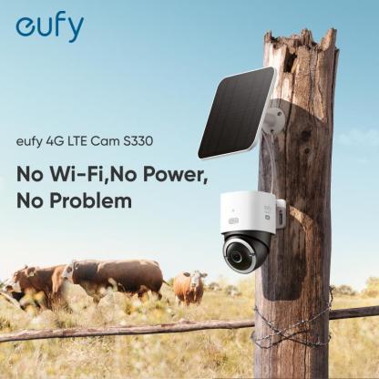 4G LTE Cam S330 Outdoor Camera with Solar Panel