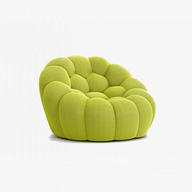 🎉74.8'' Modern Loveseat Sofa, 2 Seater Mesh Fabric Love Seat Floor Sofa