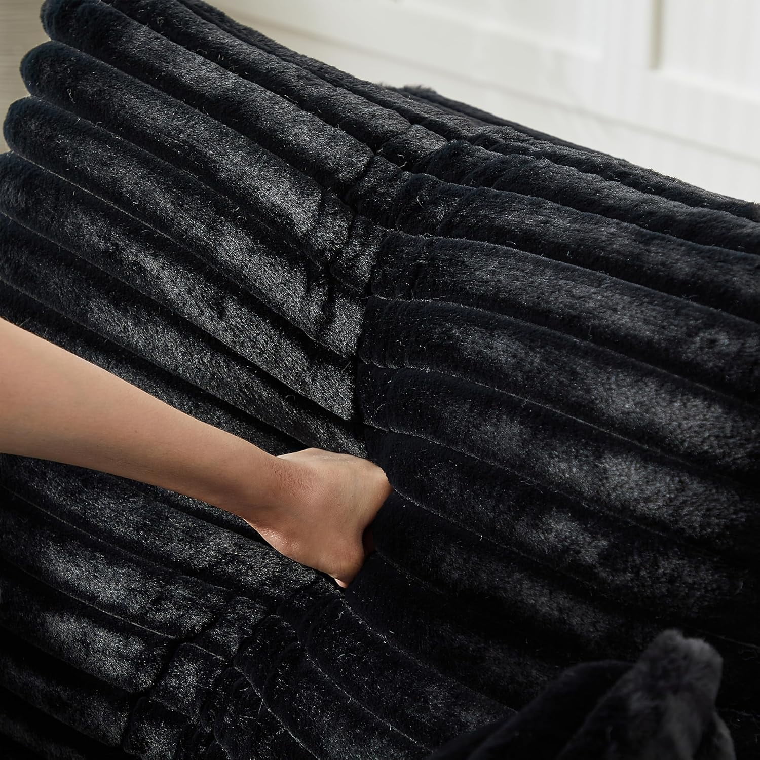 Limited Clearance Sale - 59" O-Shape Modular Couch, Plush Corduroy Fabric, No Assembly Required