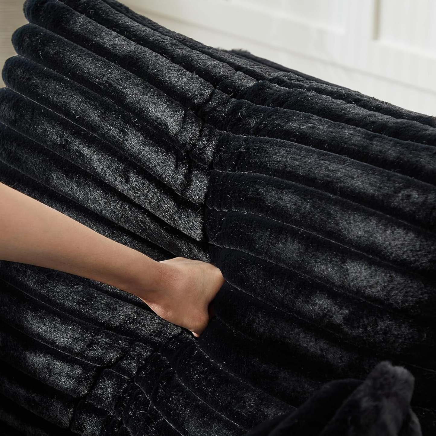 Limited Clearance Sale - 59" O-Shape Modular Couch, Plush Corduroy Fabric, No Assembly Required