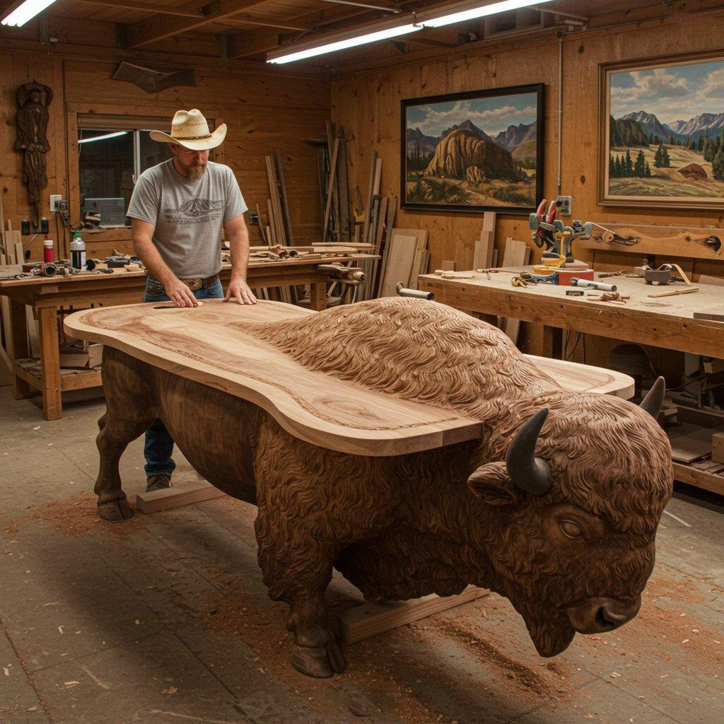 Clearance Sale🔥Limited Time Offer💖Handcrafted Wood Animal Shaped Tables