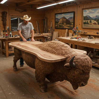 Clearance Sale🔥Limited Time Offer💖Handcrafted Wood Animal Shaped Tables