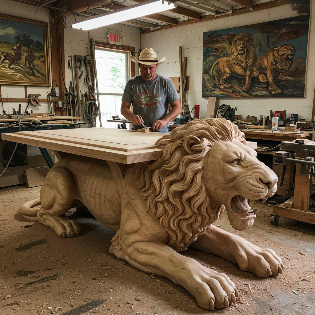 Clearance Sale🔥Limited Time Offer💖Handcrafted Wood Animal Shaped Tables