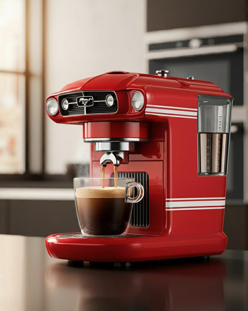 Clearance Sale🔥Limited Time Offer💖Mustang Inspired Coffee Maker | Bold Design for Car Lovers’ Mornings