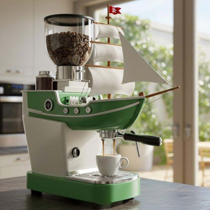 🔥Limited Time Offer💖Bold Design Pirate Ship Coffee Maker