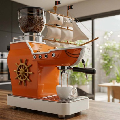 🔥Limited Time Offer💖Bold Design Pirate Ship Coffee Maker
