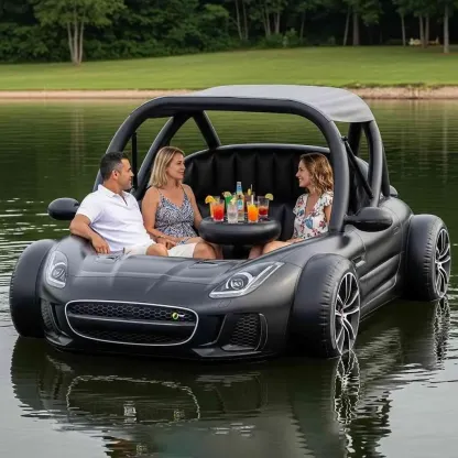 Sports Car Lake Floats: Where High-Speed Fantasy Meets Summertime Relaxation
