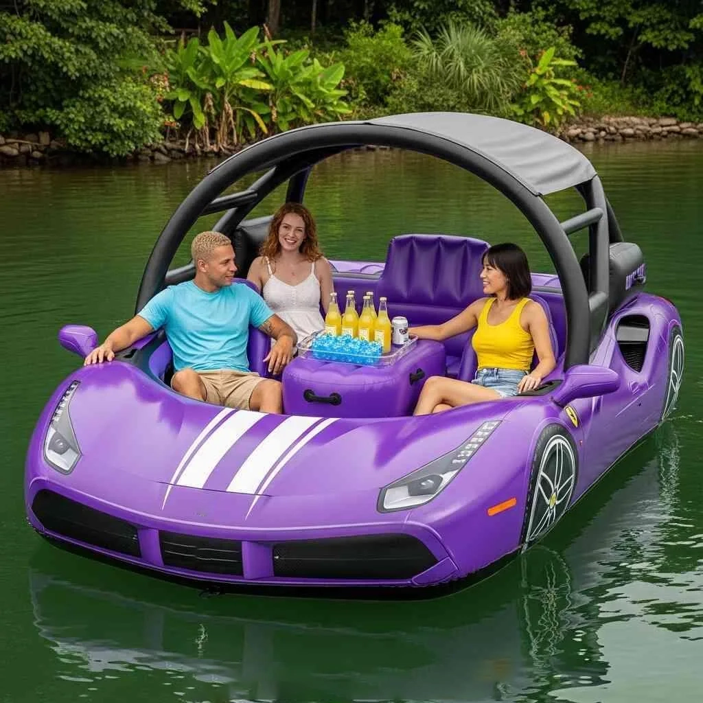 Sports Car Lake Floats: Where High-Speed Fantasy Meets Summertime Relaxation
