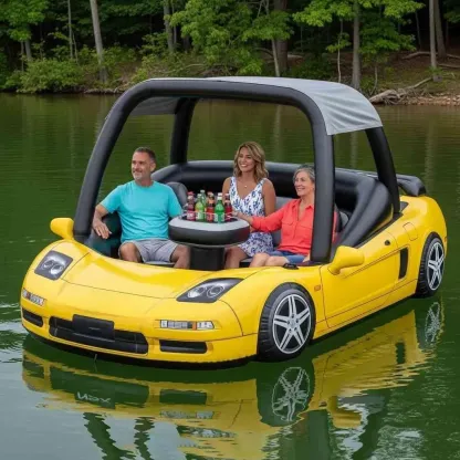 Sports Car Lake Floats: Where High-Speed Fantasy Meets Summertime Relaxation