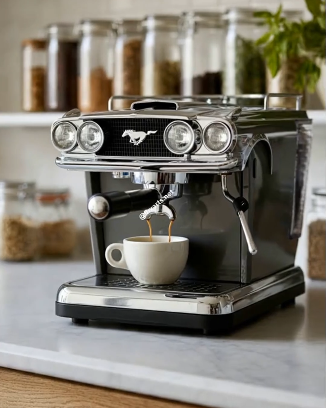 Clearance Sale🔥Limited Time Offer💖Mustang Inspired Coffee Maker | Bold Design for Car Lovers’ Mornings
