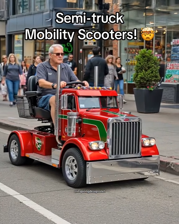 Semi-Truck Mobility Scooters Are the Ultimate Ride for Retired Truckers